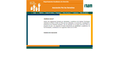 Desktop Screenshot of porlosderechos.itam.mx