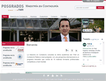 Tablet Screenshot of mcontaduria.itam.mx