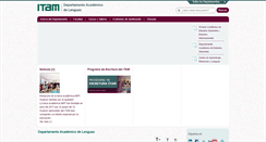 Desktop Screenshot of lenguas.itam.mx