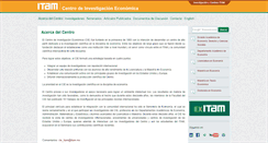 Desktop Screenshot of cie.itam.mx