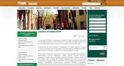 Desktop Screenshot of economia.itam.mx