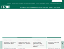 Tablet Screenshot of itam.mx