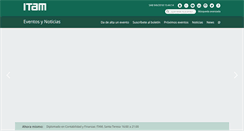 Desktop Screenshot of eventos.itam.mx