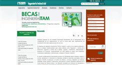 Desktop Screenshot of industrial.itam.mx