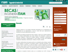 Tablet Screenshot of industrial.itam.mx