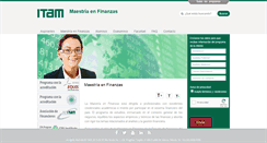 Desktop Screenshot of mef.itam.mx