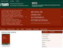 Tablet Screenshot of dei.itam.mx